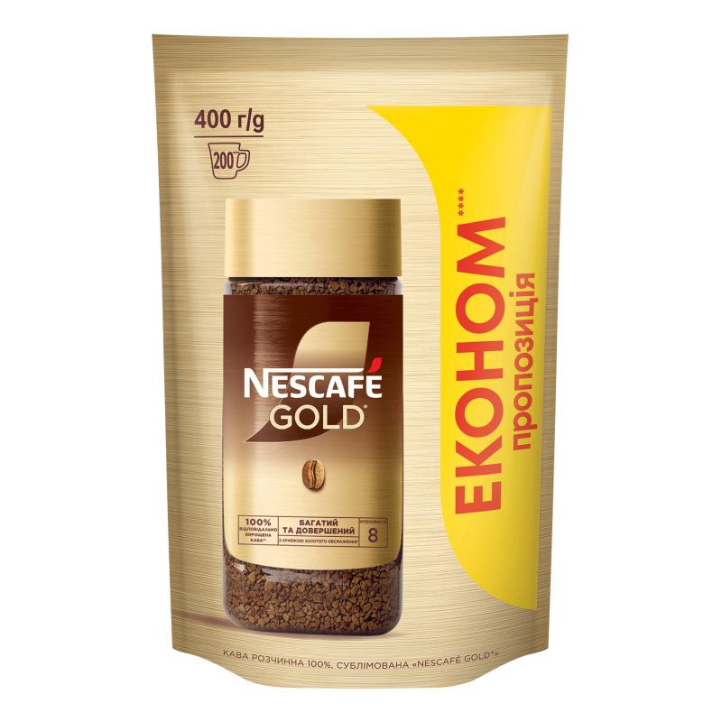 Кава Нескафе Голд м/упак 400г